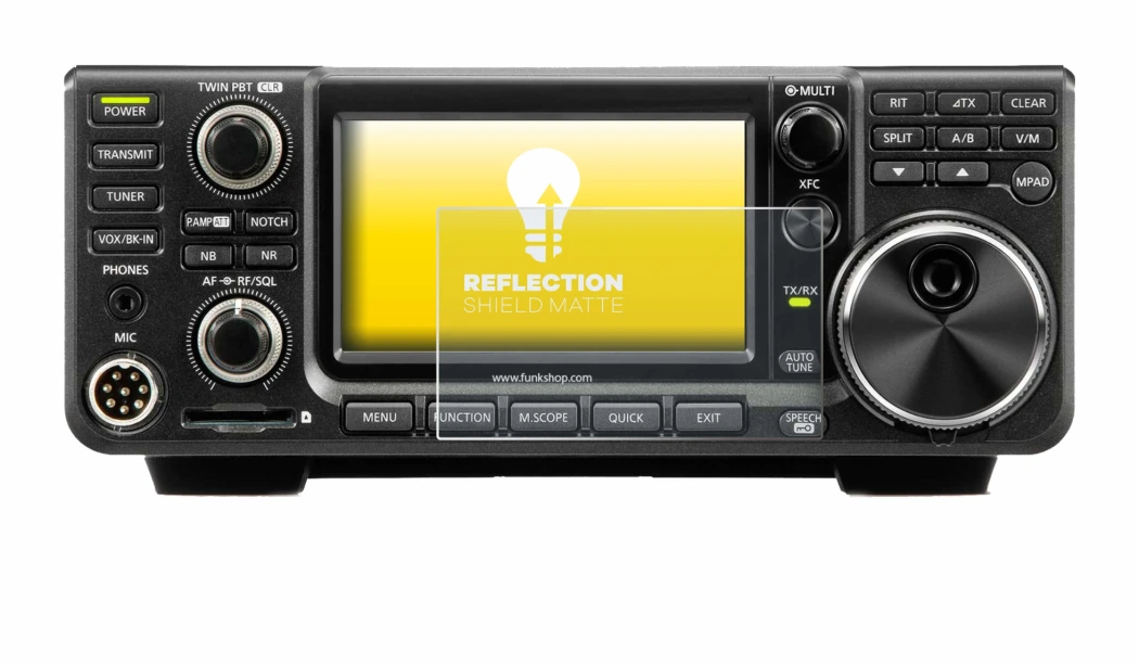 Image of the device Icom IC-7300 with a wide variety of screen protectors.