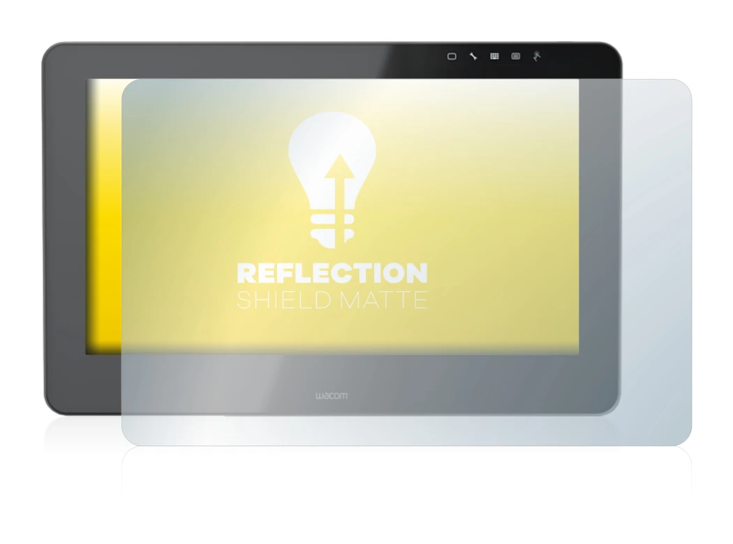 Image of the device Wacom Cintiq Pro 16 with a wide variety of screen protectors.