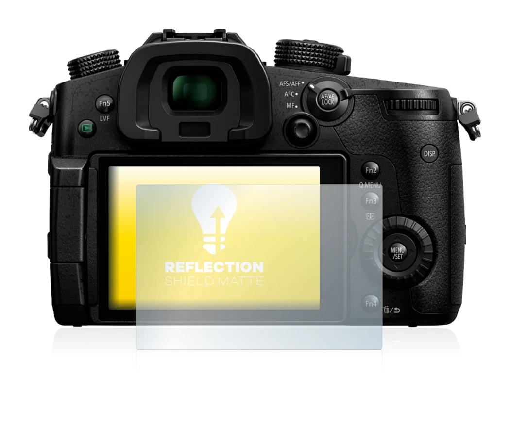 Image of the device Panasonic Lumix DC-GH5 with a wide variety of screen protectors.