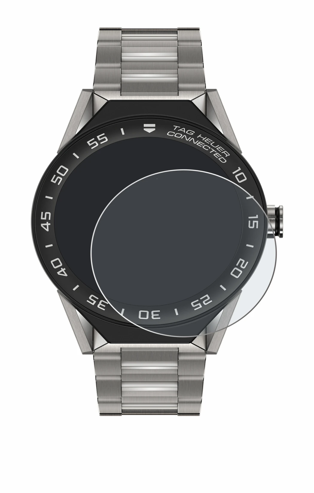Image of the device TAG Heuer Connected Modular 45 with a wide variety of screen protectors.