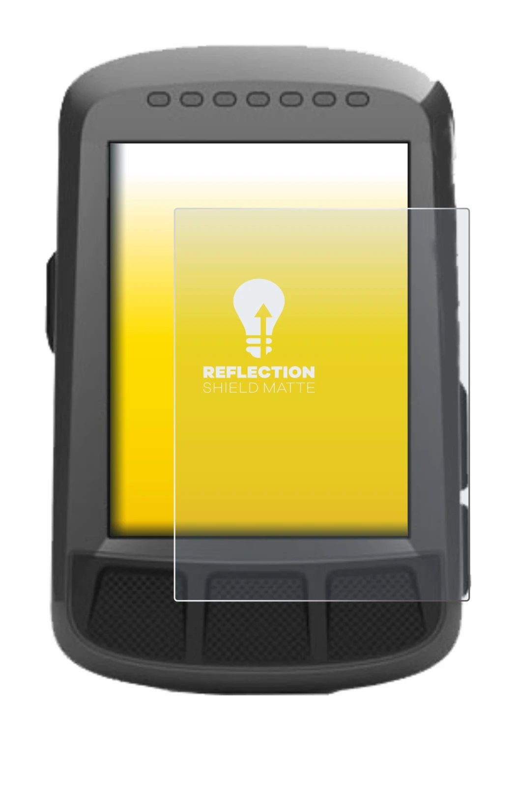 Image of the device Wahoo Elemnt Bolt GPS with a wide variety of screen protectors.
