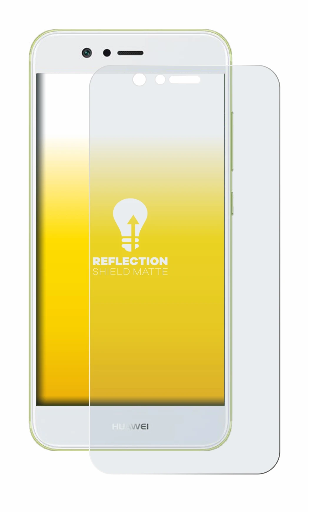 Image of the device Huawei Nova 2 with a wide variety of screen protectors.