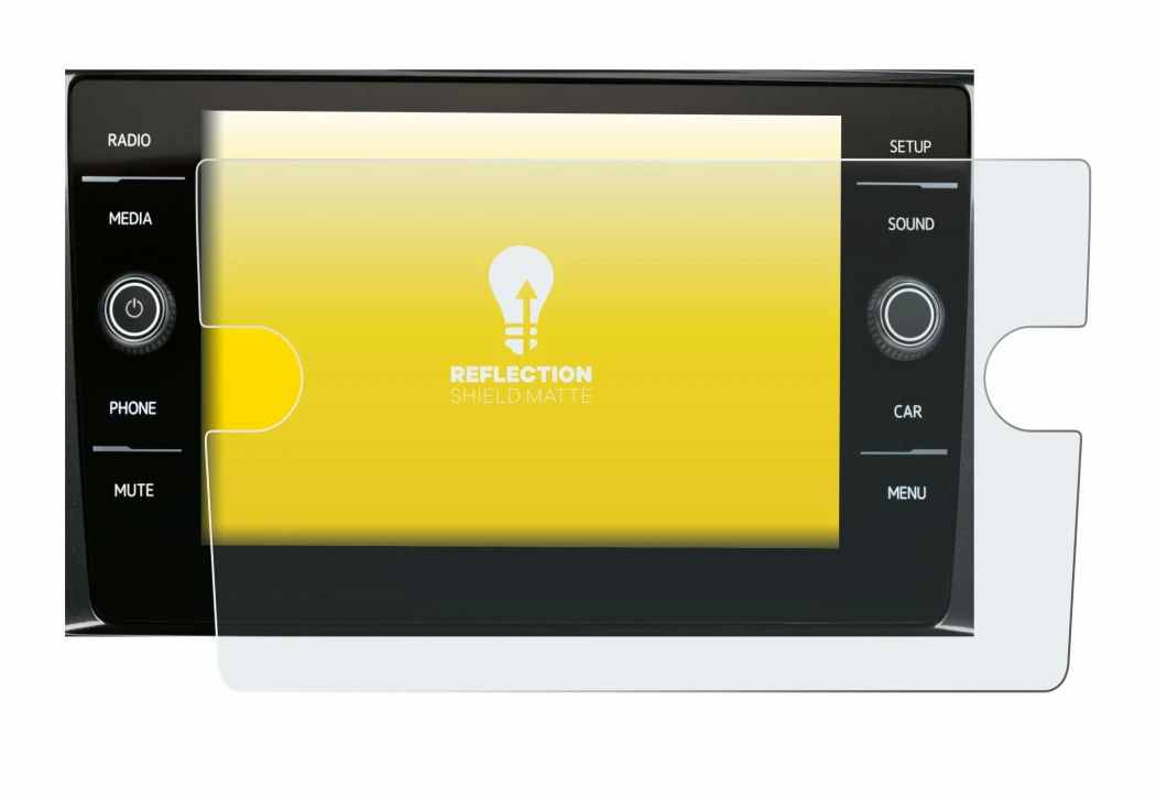 Image of the device Volkswagen Composition Media 2017 with a wide variety of screen protectors.