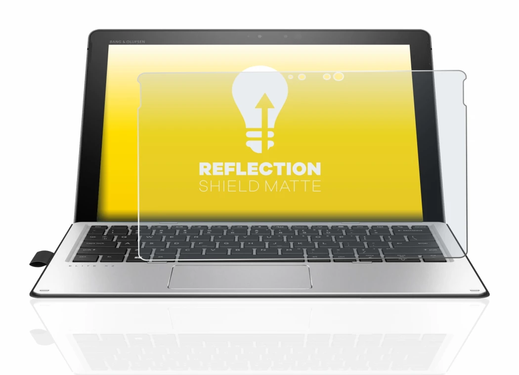 Image of the device HP Elite x2 1012 G2 with a wide variety of screen protectors.