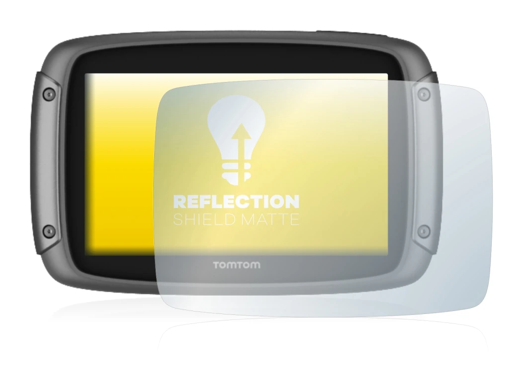 Image of the device TomTom Rider 500 with a wide variety of screen protectors.