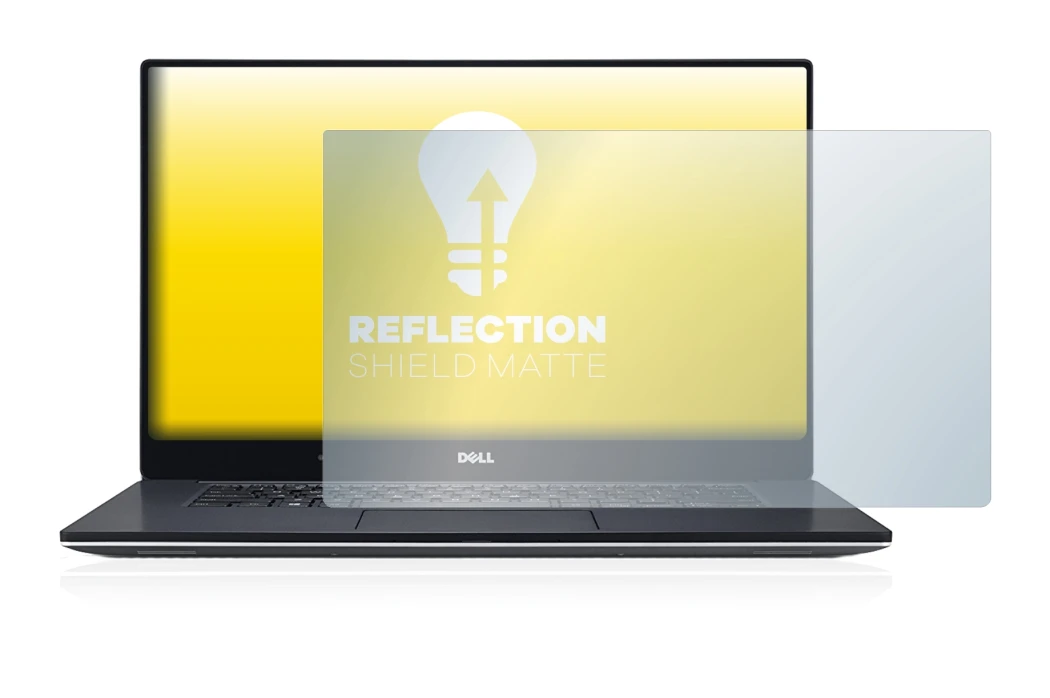 Image of the device Dell XPS 15 9560 with a wide variety of screen protectors.