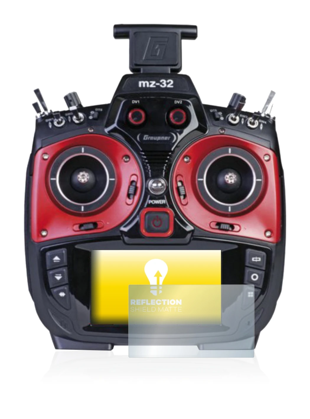 Image of the device Graupner MZ-32 (3.Gen) with a wide variety of screen protectors.