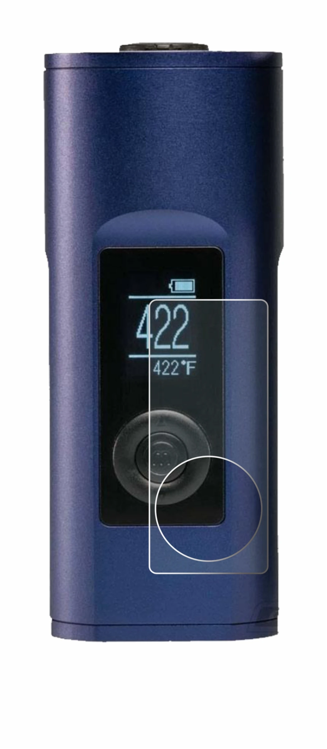 Image of the device Arizer Solo 2 with a wide variety of screen protectors.