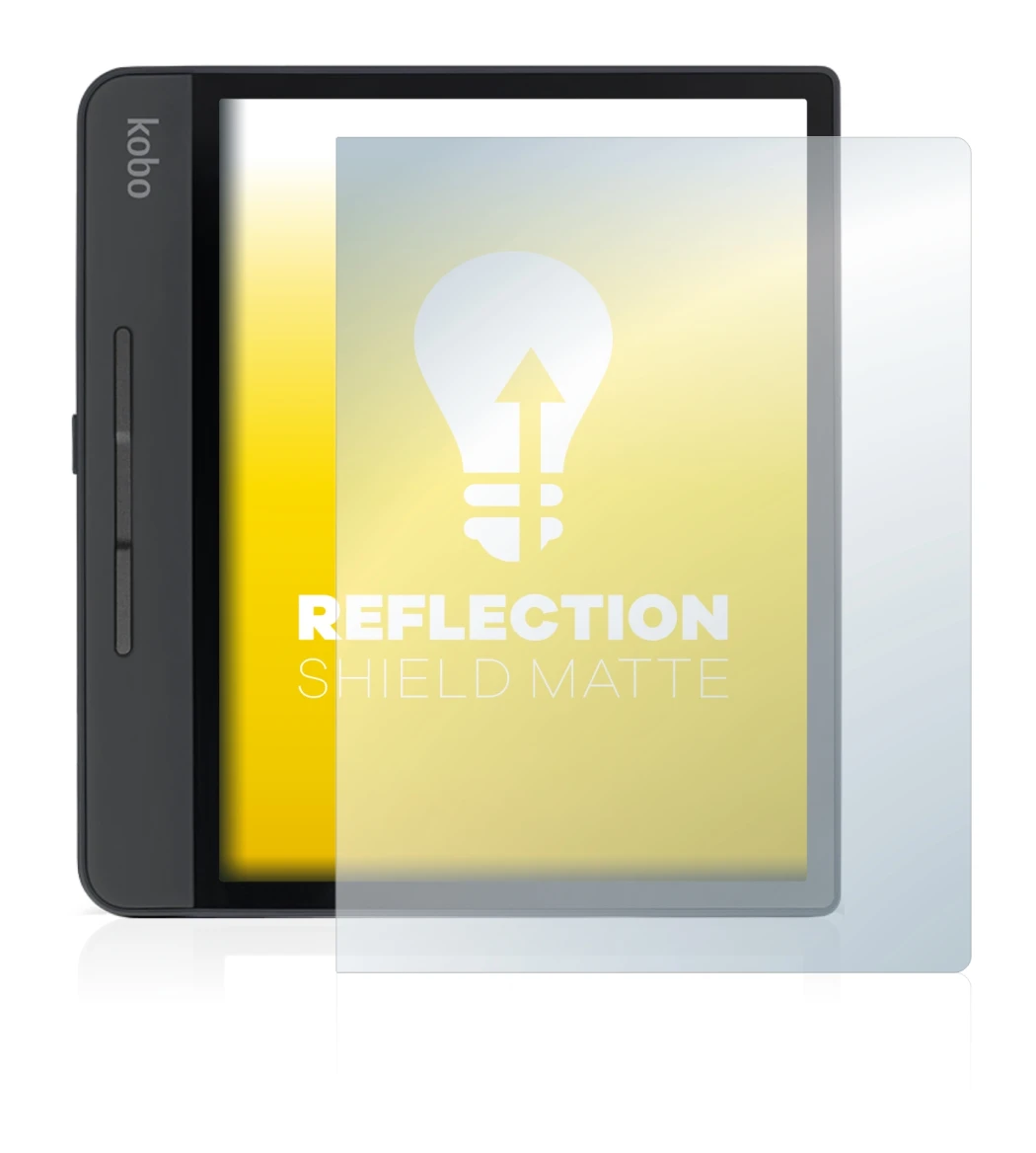Image of the device Kobo Forma with a wide variety of screen protectors.