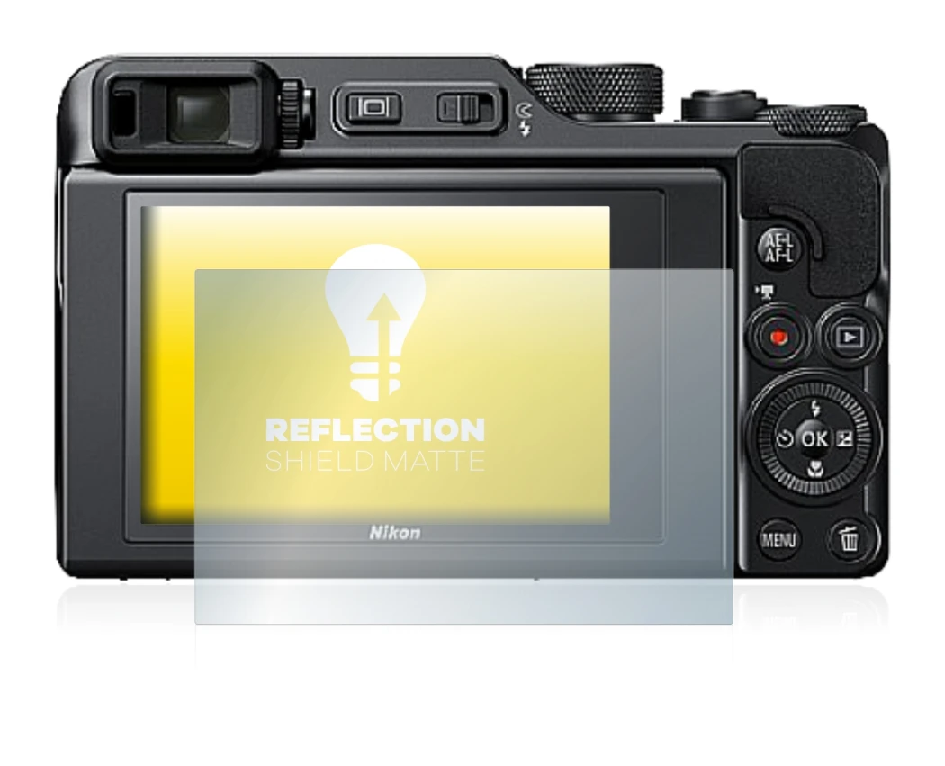 Image of the device Nikon Coolpix A1000 with a wide variety of screen protectors.