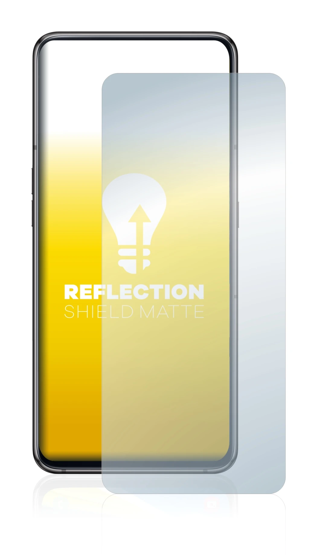 Image of the device Samsung Galaxy A80 with a wide variety of screen protectors.