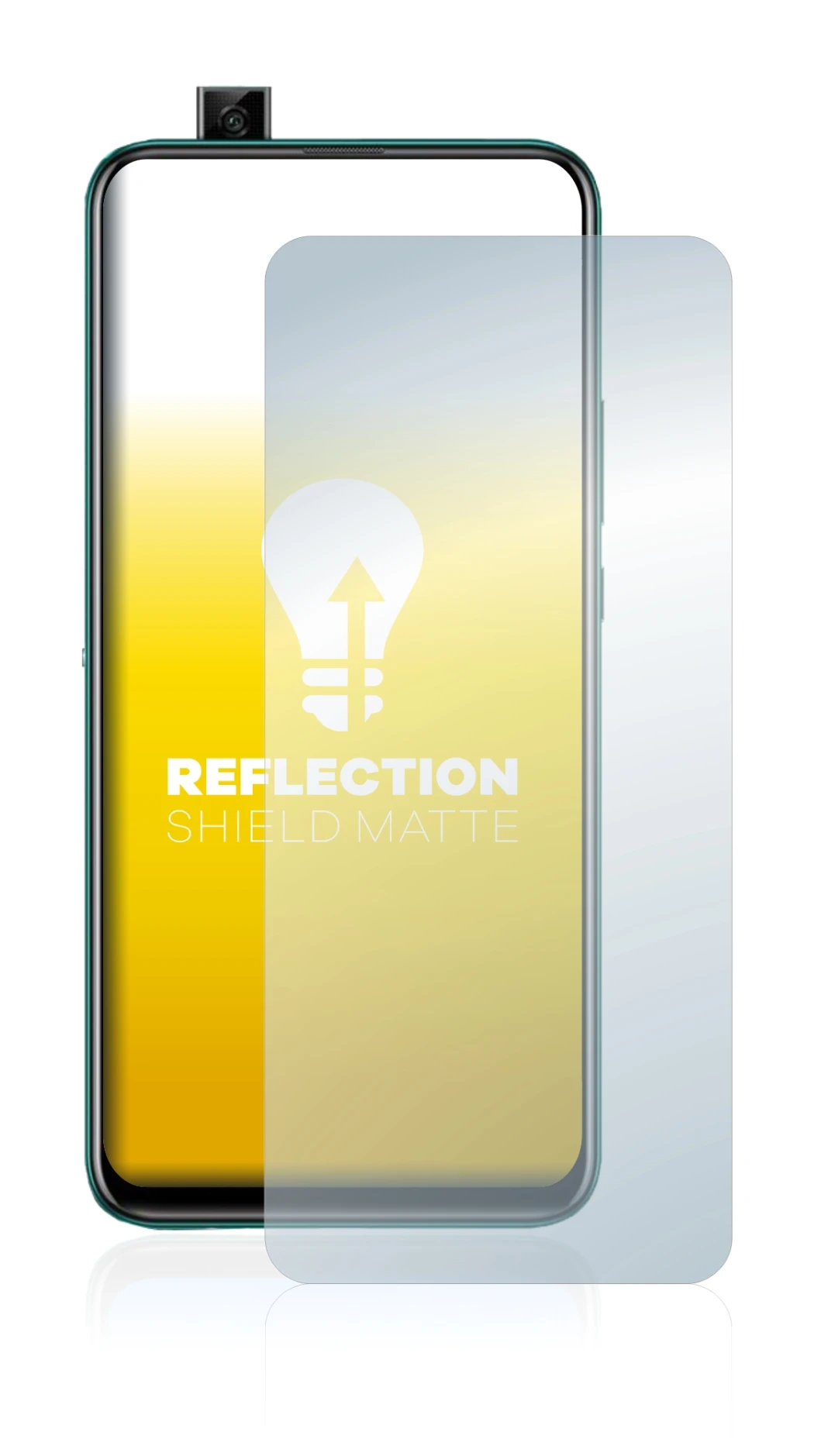 Image of the device Huawei P smart Z with a wide variety of screen protectors.