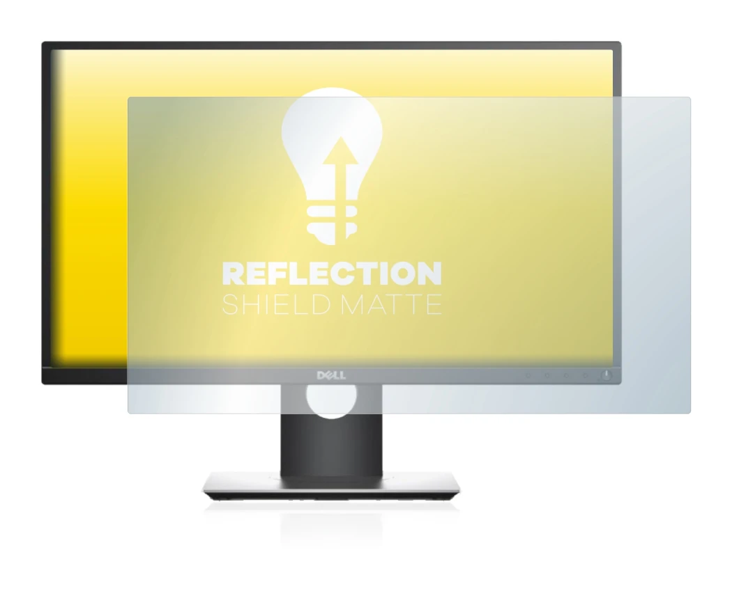 Image of the device Dell P2419H with a wide variety of screen protectors.