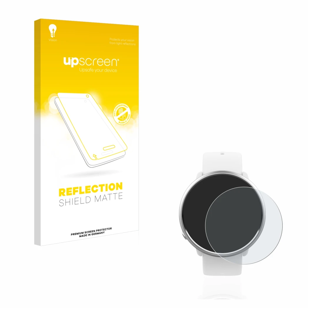 Front side of a product packaging with the brand logo upscreen. Next to it is the device Polar Ignite shown with the correspon