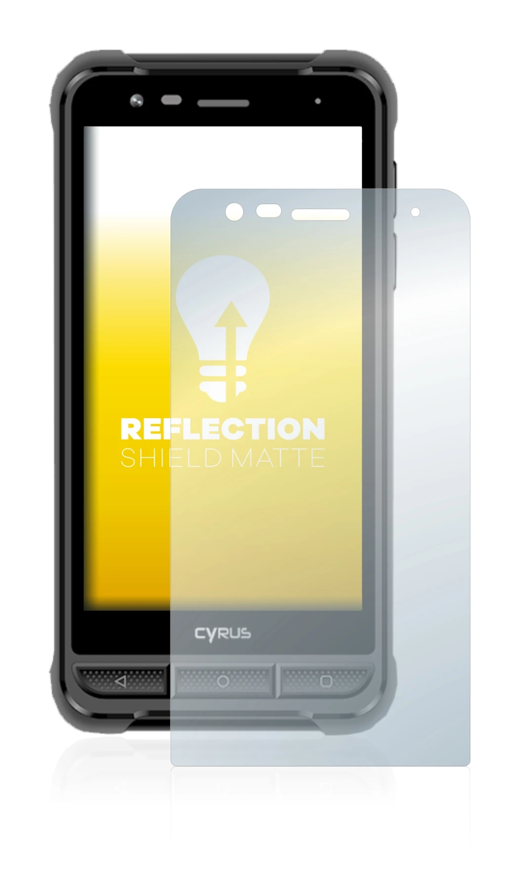 Image of the device Cyrus CS22 XA with a wide variety of screen protectors.