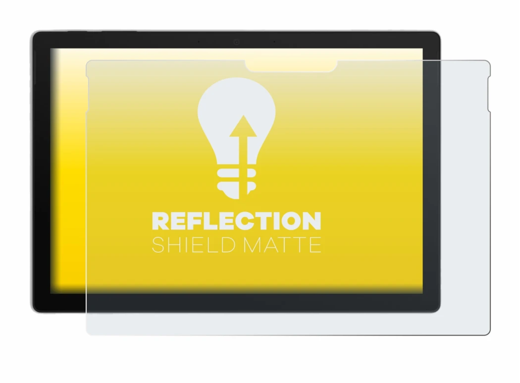 Image of the device Microsoft Surface Pro 7 with a wide variety of screen protectors.