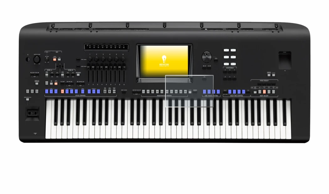 Image of the device Yamaha Genos with a wide variety of screen protectors.