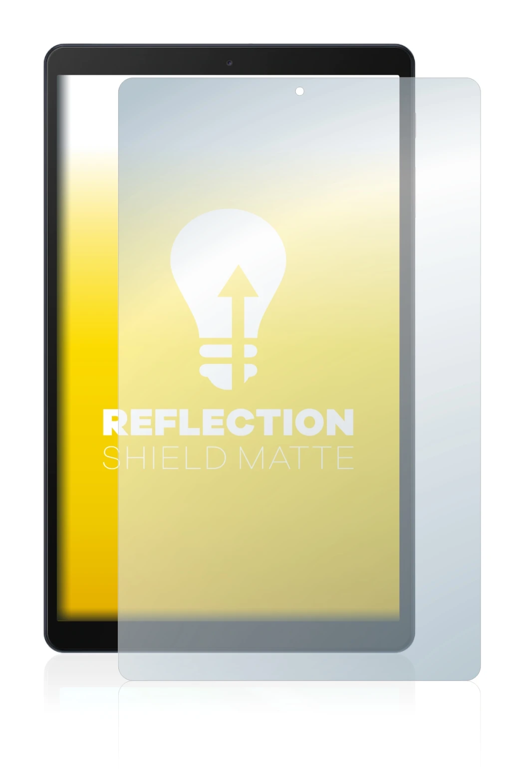 Image of the device Samsung Galaxy Tab A 10.1 LTE 2019 with a wide variety of screen protectors.