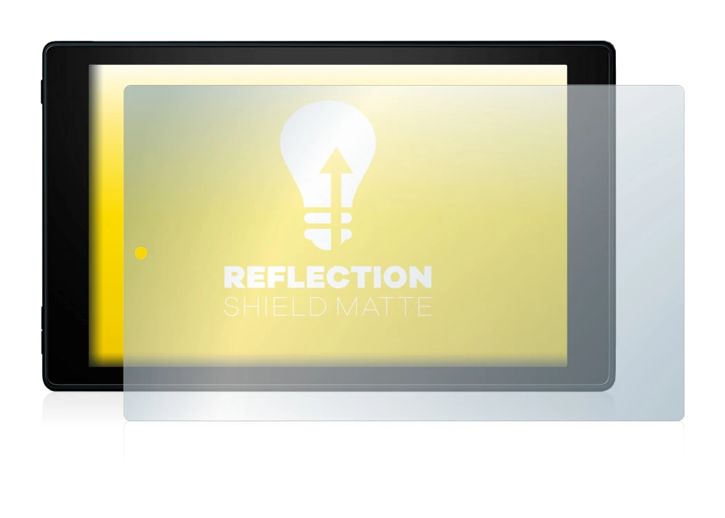 Image of the device Amazon Fire HD 10 2019 (9th Gen.) with a wide variety of screen protectors.