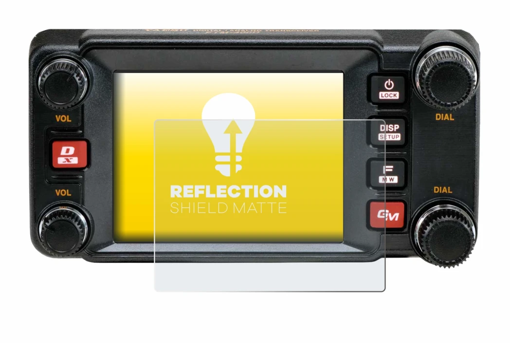 Image of the device Yaesu FTM-400XDR with a wide variety of screen protectors.