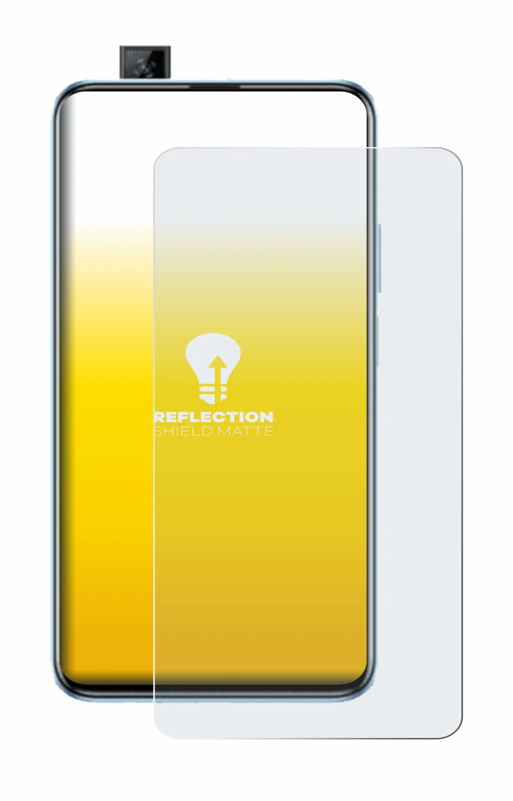 Image of the device Huawei P smart Pro 2019 with a wide variety of screen protectors.