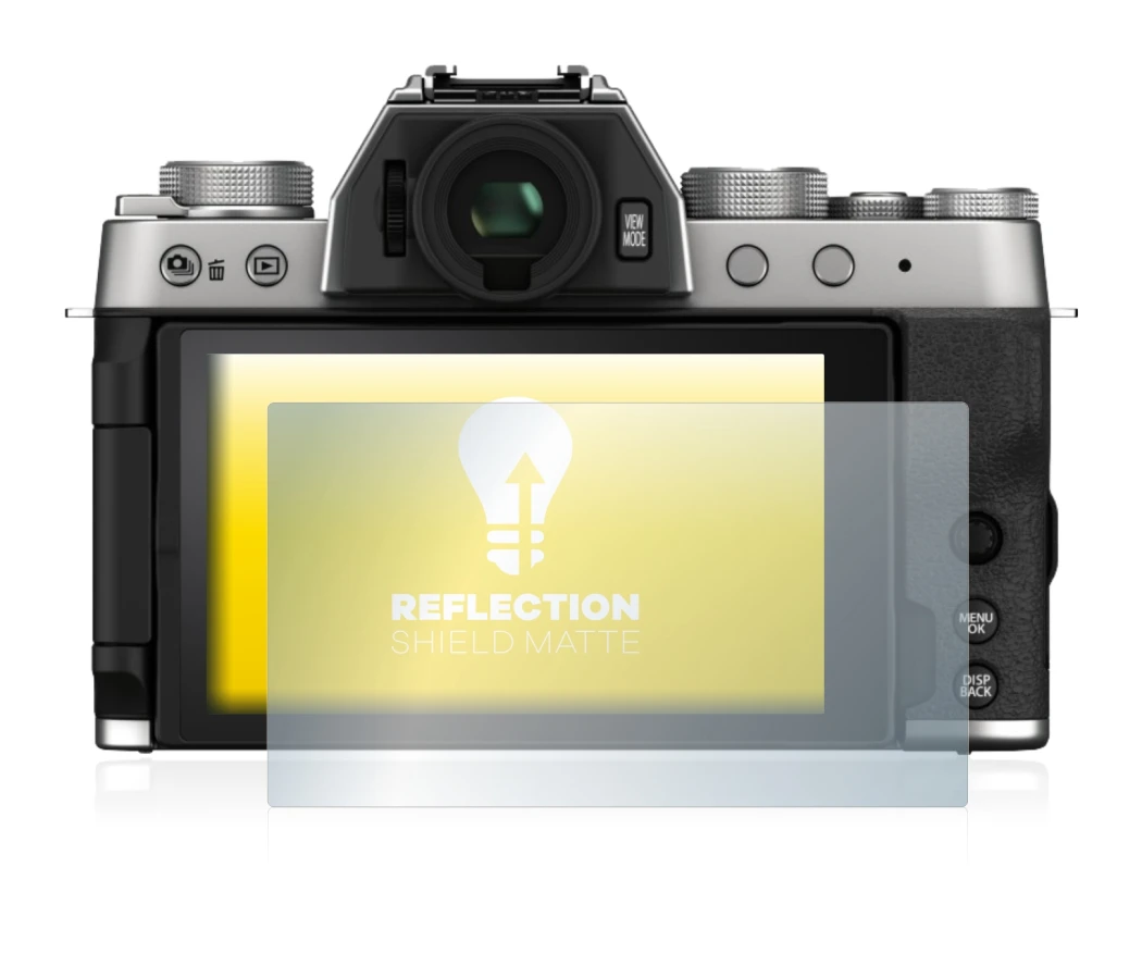 Image of the device Fujifilm X-T200 with a wide variety of screen protectors.