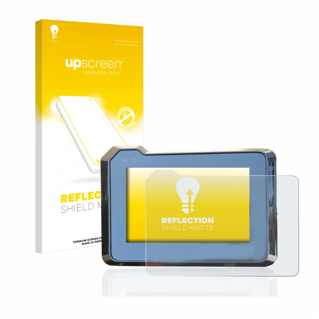 Front side of a product packaging with the brand logo upscreen. Next to it is the device KTM 1290 Super Duke R 2020/2022 TFT-D