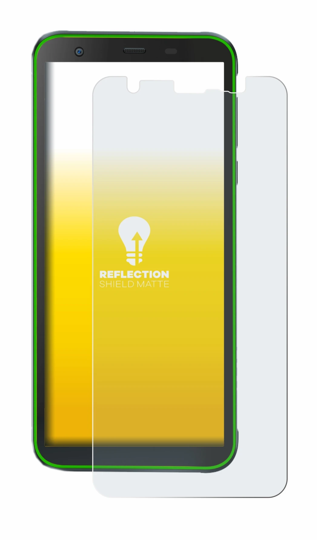 Image of the device Blackview BV6300 Pro with a wide variety of screen protectors.