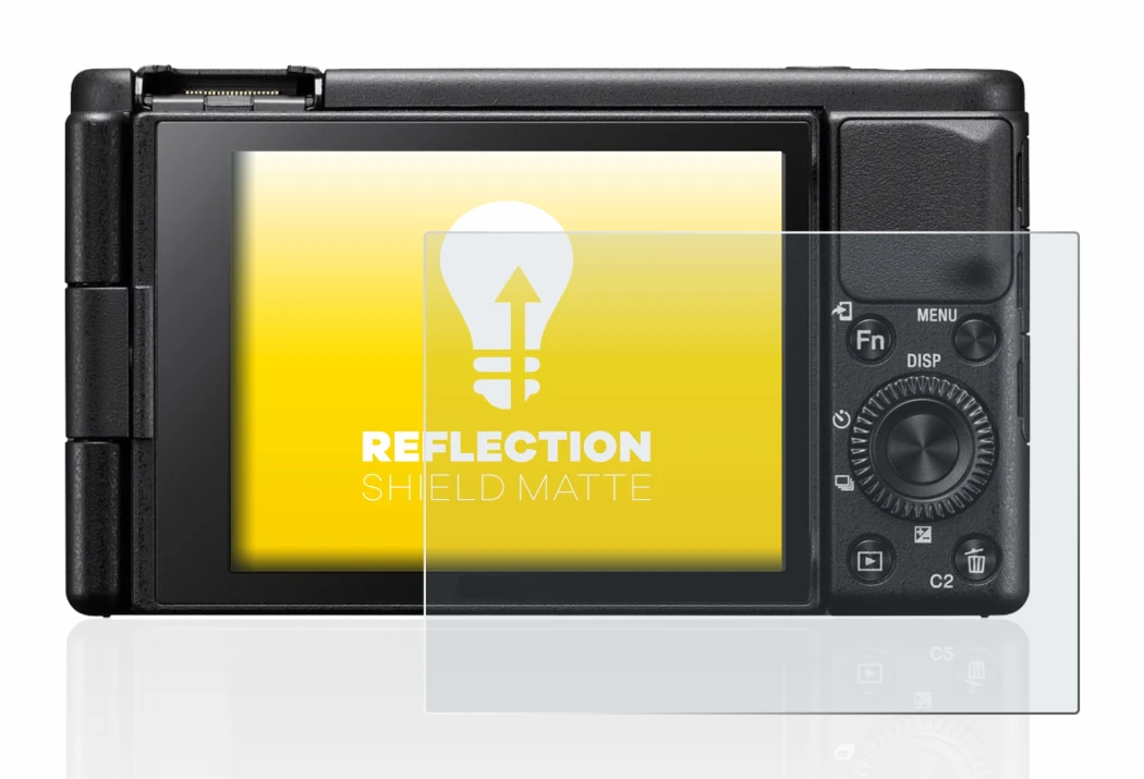 Image of the device Sony ZV-1 with a wide variety of screen protectors.