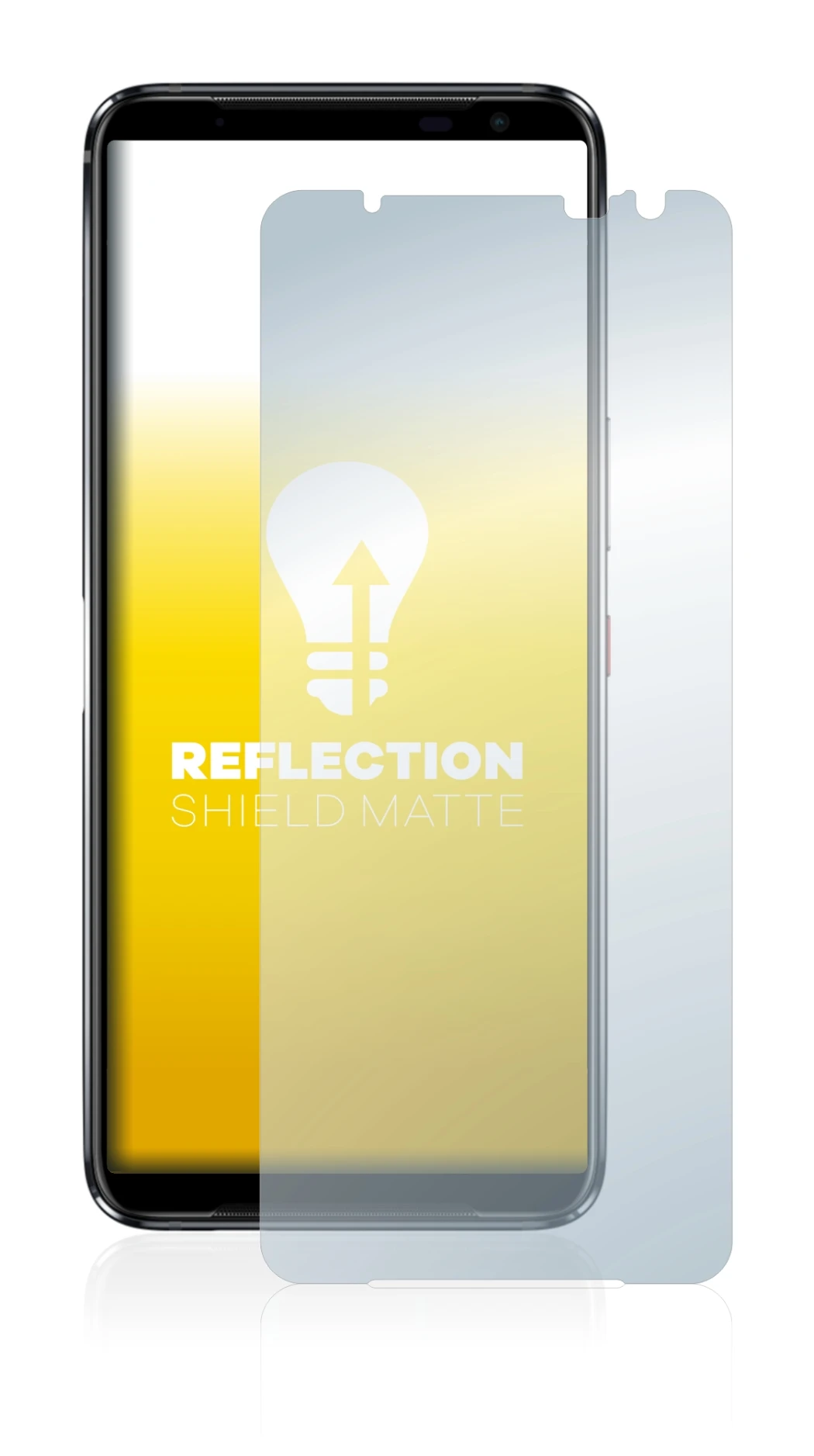 Image of the device ASUS ROG Phone 3 ZS661KS with a wide variety of screen protectors.