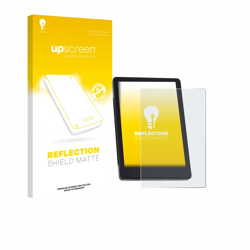 Front side of a product packaging with the brand logo upscreen. Next to it is the device BMZ DS103 shown with the correspondin