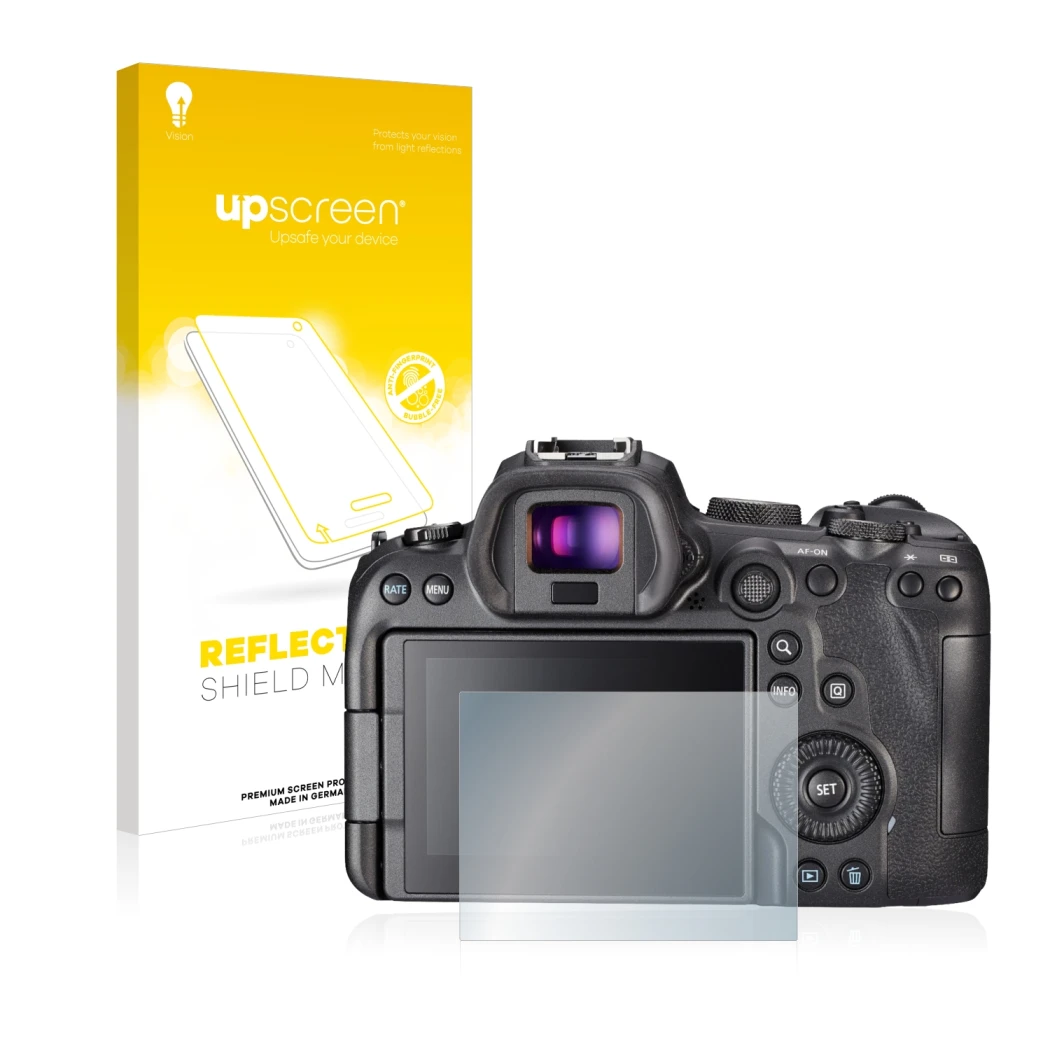 Front side of a product packaging with the brand logo upscreen. Next to it is the device Sony A7S III shown with the correspon