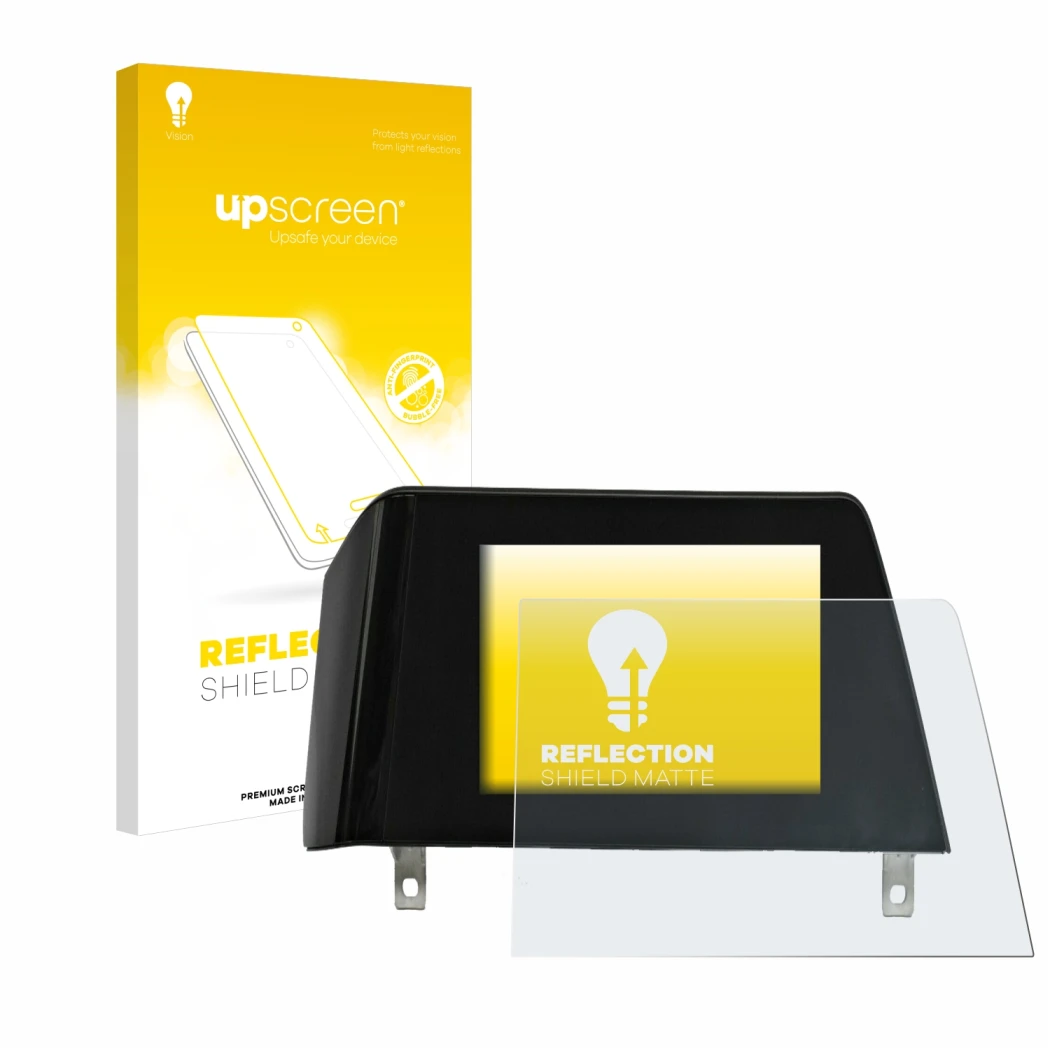 Front side of a product packaging with the brand logo upscreen. Next to it is the device BMW 3 G21 2020 Infotainment System (t