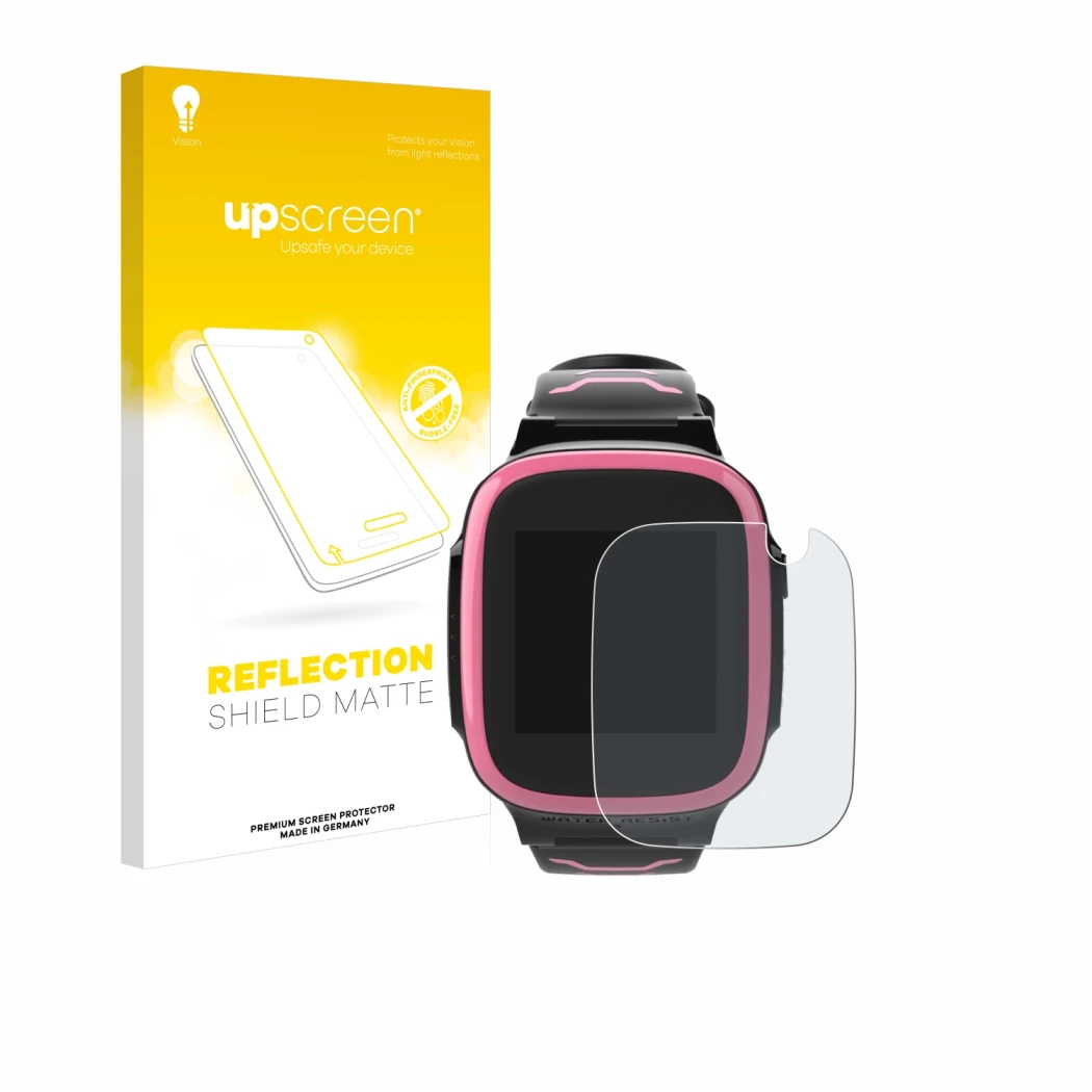 Front side of a product packaging with the brand logo upscreen. Next to it is the device Xplora X5 Play shown with the corresp