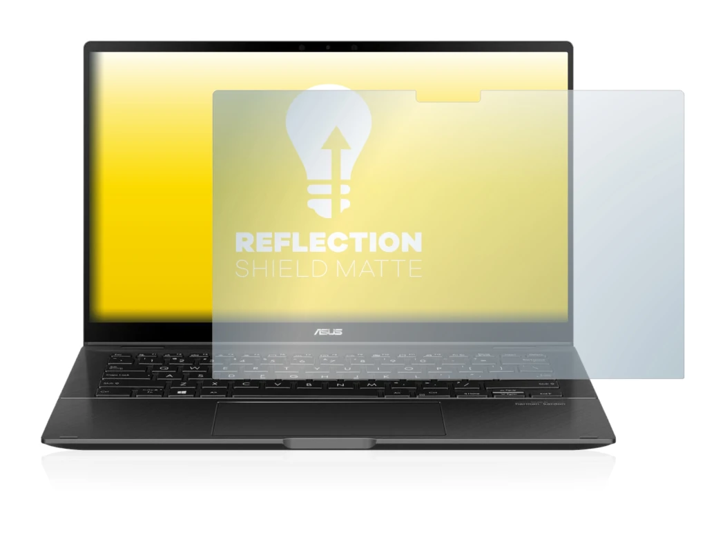 Image of the device ASUS ZenBook Flip 14 UX463FA with a wide variety of screen protectors.