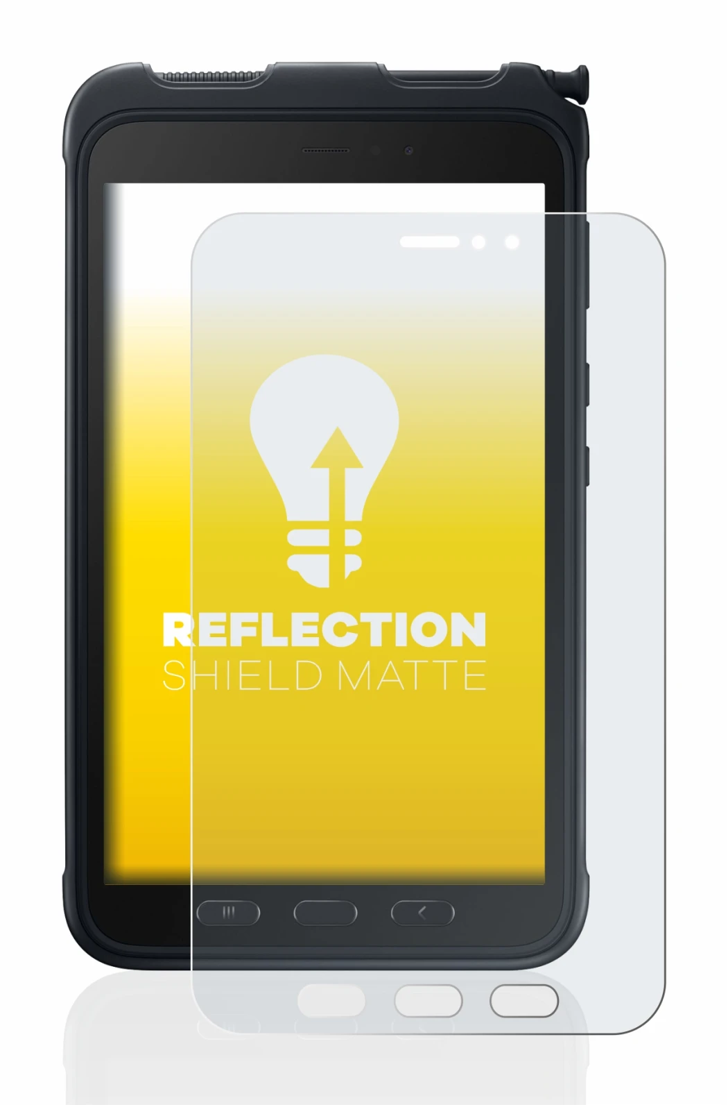 Image of the device Samsung Galaxy Tab Active 3 with a wide variety of screen protectors.