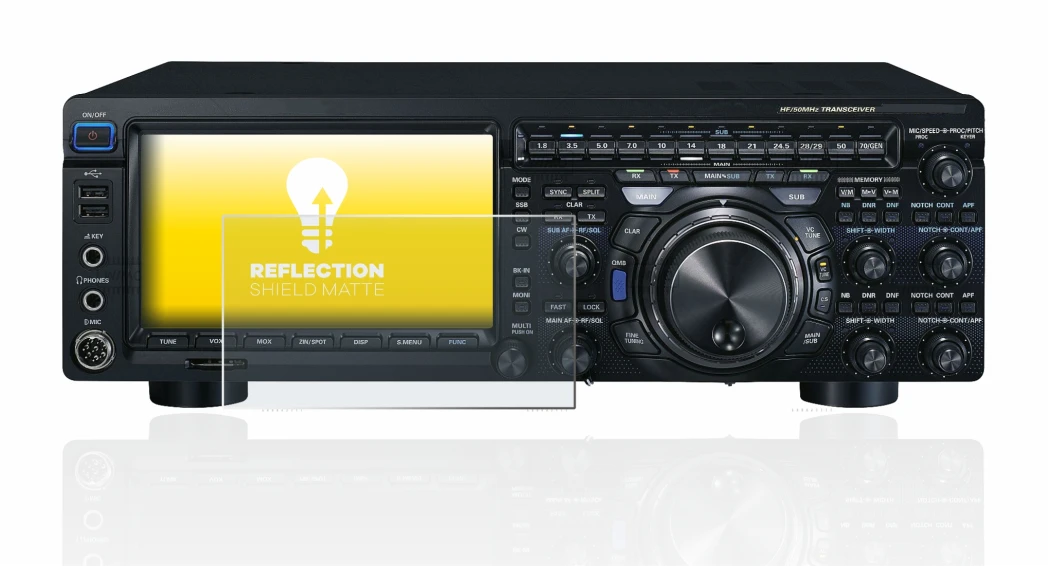 Image of the device Yaesu FT-DX101D with a wide variety of screen protectors.