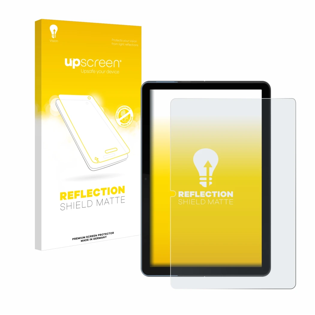 Front side of a product packaging with the brand logo upscreen. Next to it is the device Lenovo IdeaPad Duet Chromebook 10.1