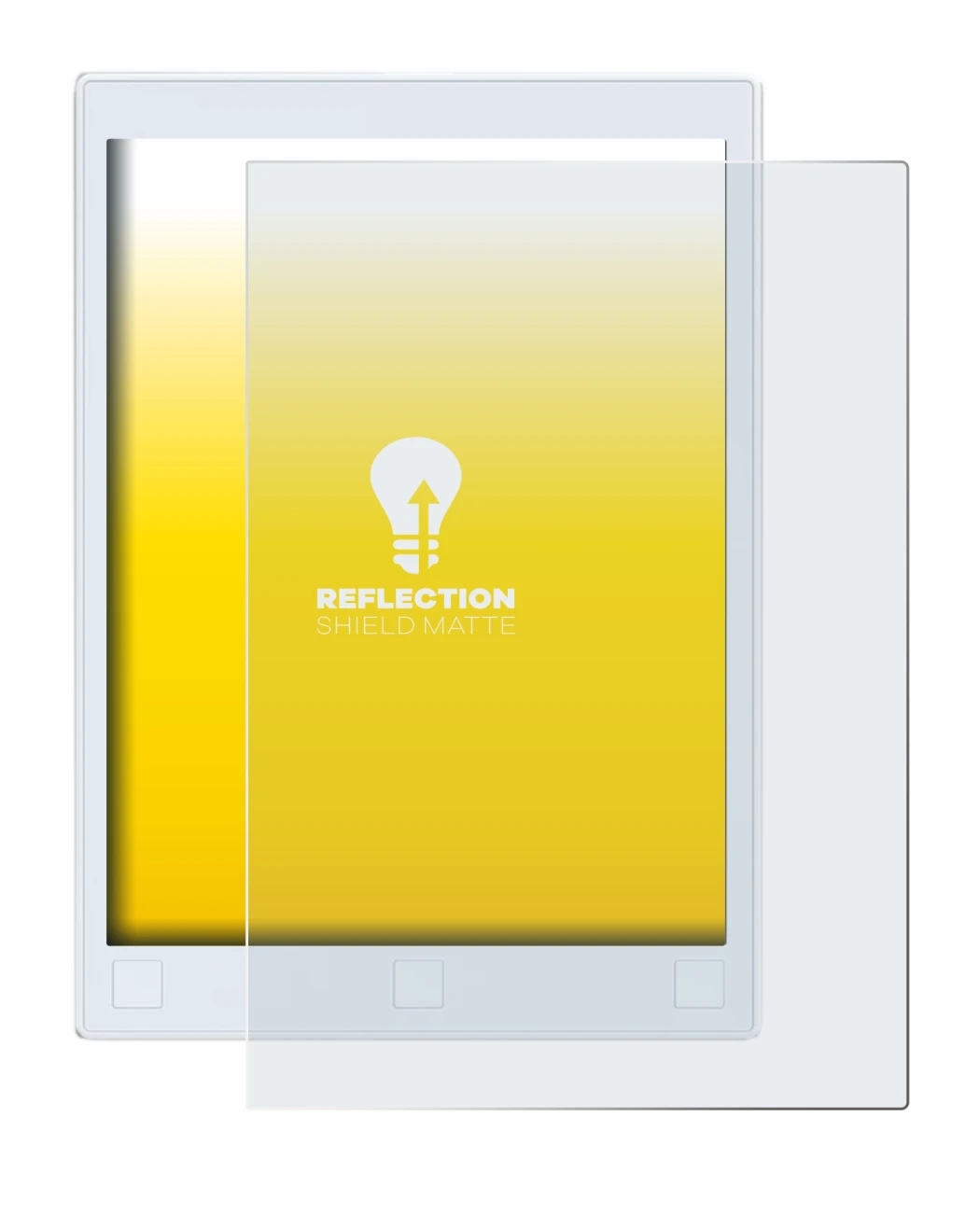Image of the device reMarkable 2 with a wide variety of screen protectors.