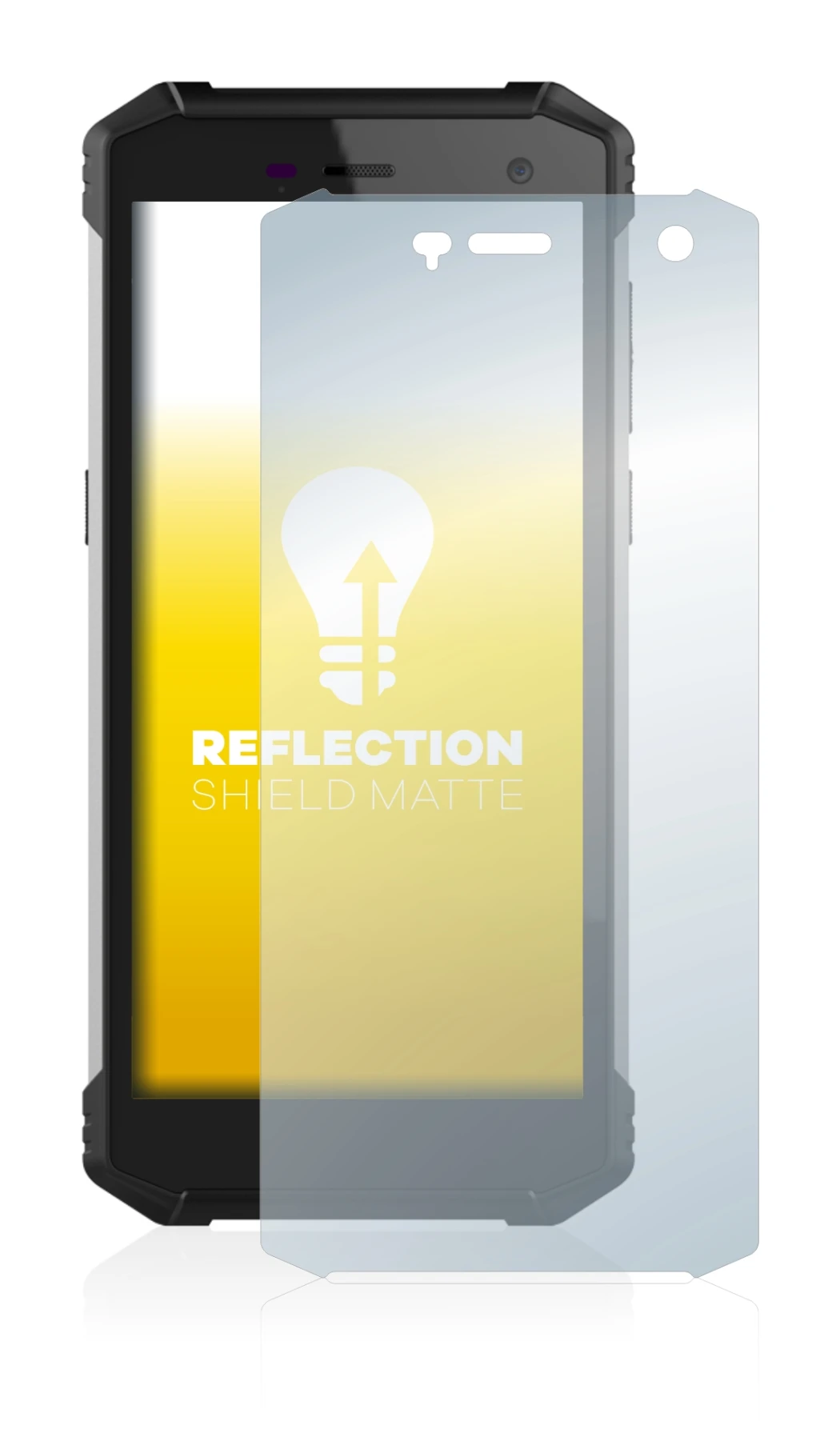 Image of the device Hammer Energy 2 with a wide variety of screen protectors.