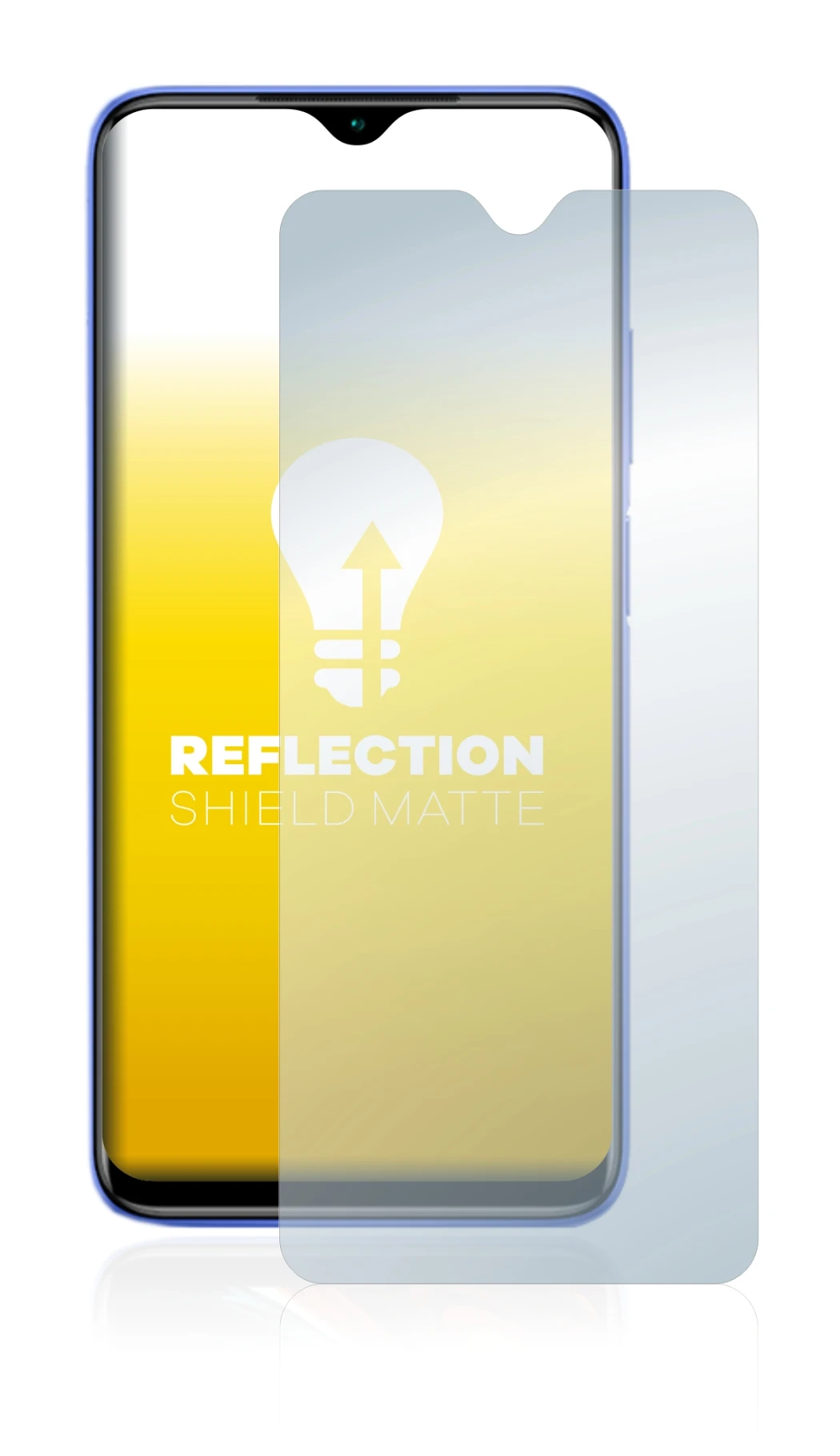 Image of the device Xiaomi Redmi 9T with a wide variety of screen protectors.