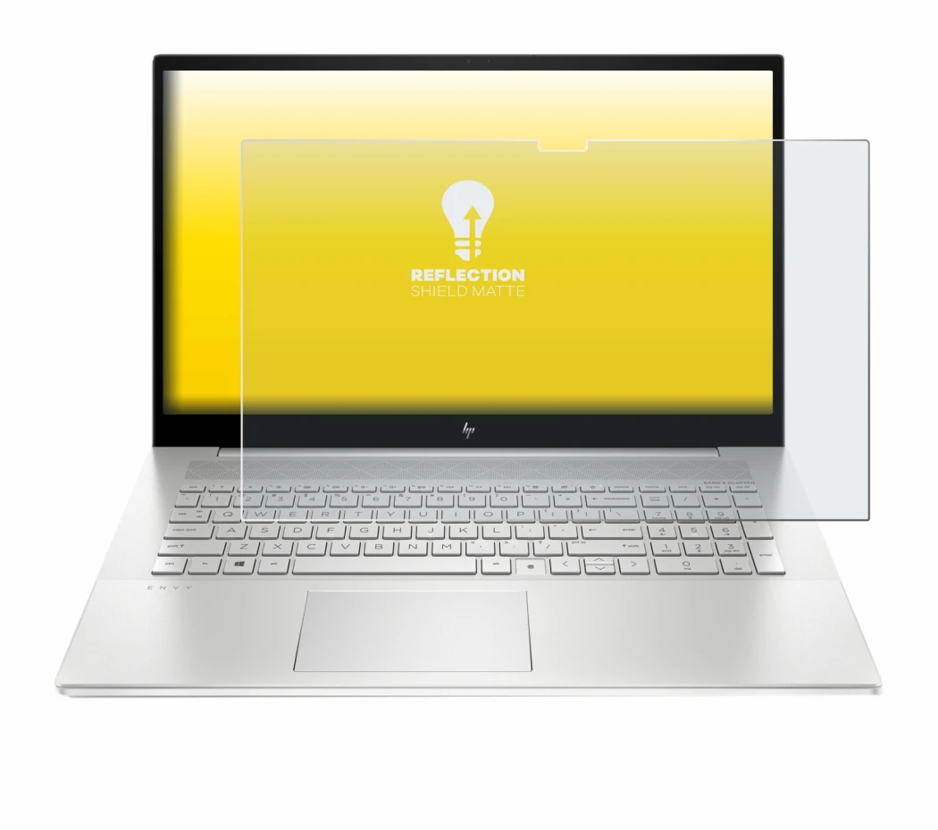 Image of the device HP Envy 17-cX with a wide variety of screen protectors.