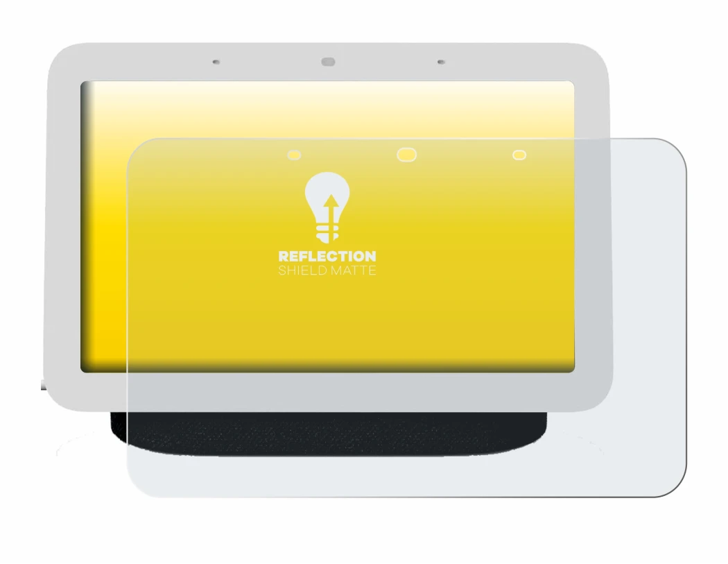 Image of the device Google Nest Hub 2 with a wide variety of screen protectors.