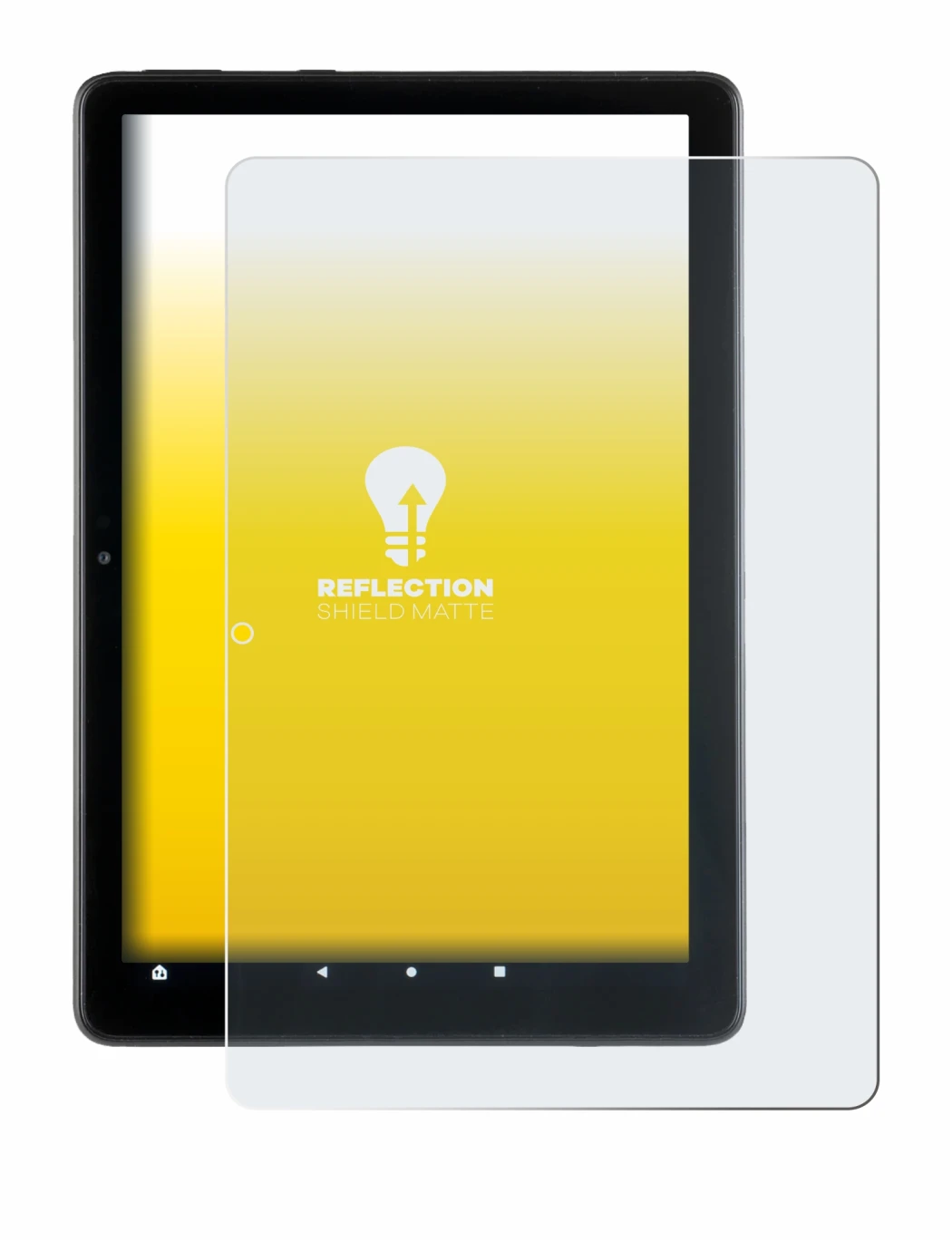 Image of the device Amazon Fire HD 10 2021 (11th Gen.) with a wide variety of screen protectors.