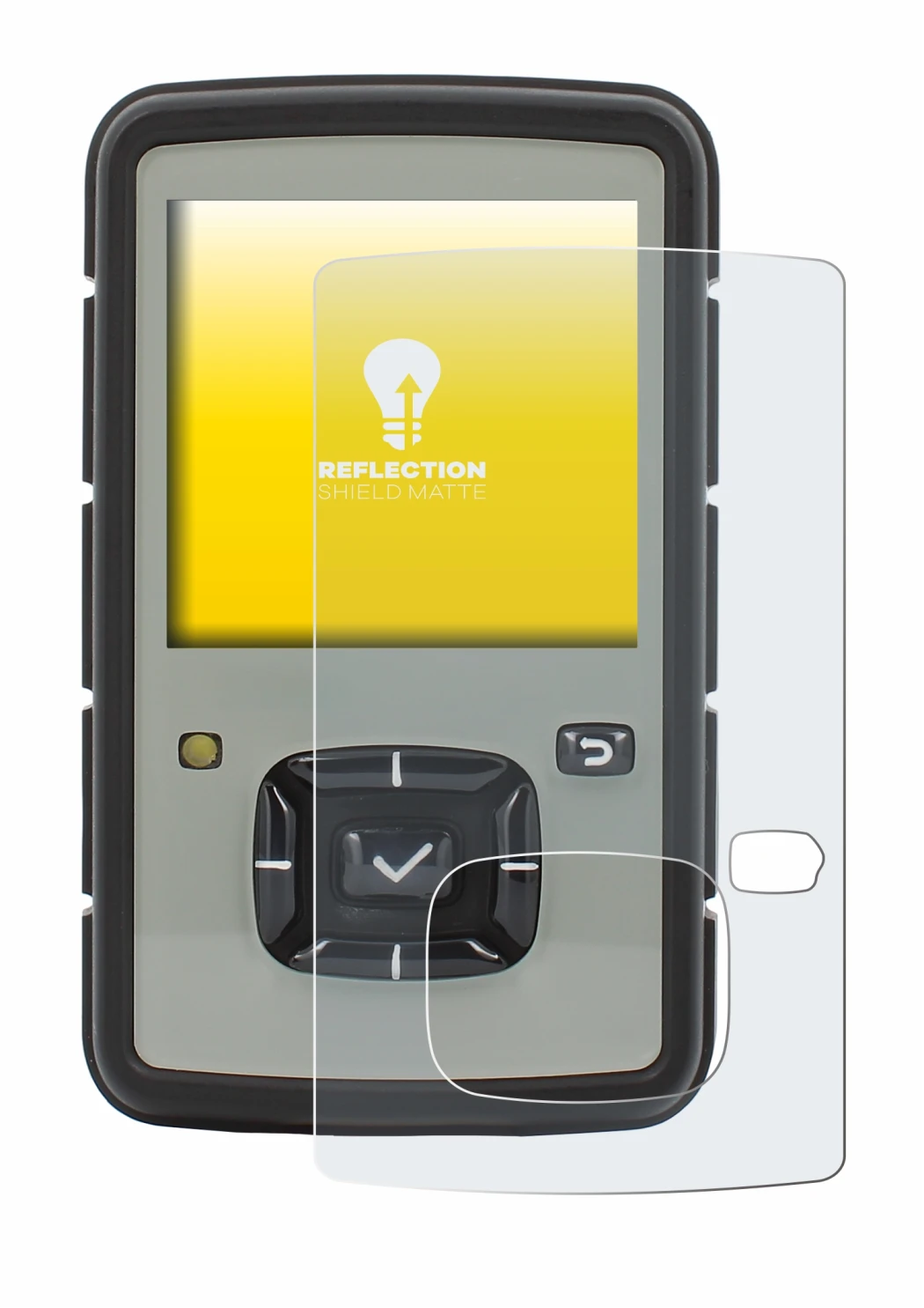 Image of the device TPL Birdy Slim with a wide variety of screen protectors.