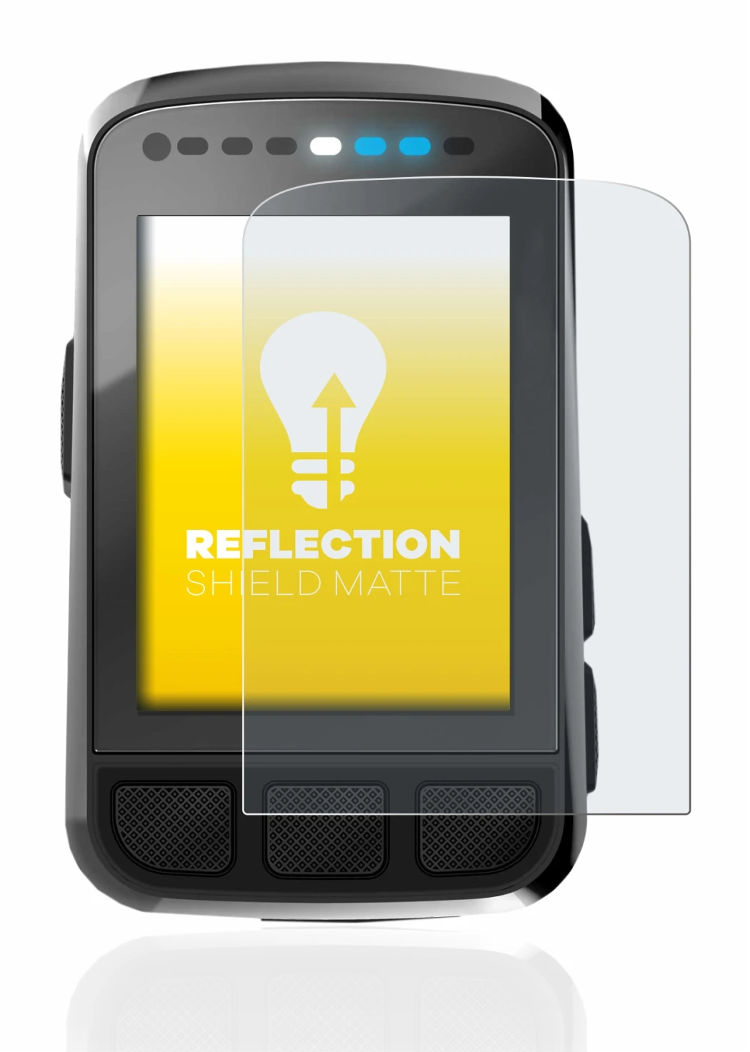 Image of the device Wahoo Elemnt Bolt V2 GPS with a wide variety of screen protectors.