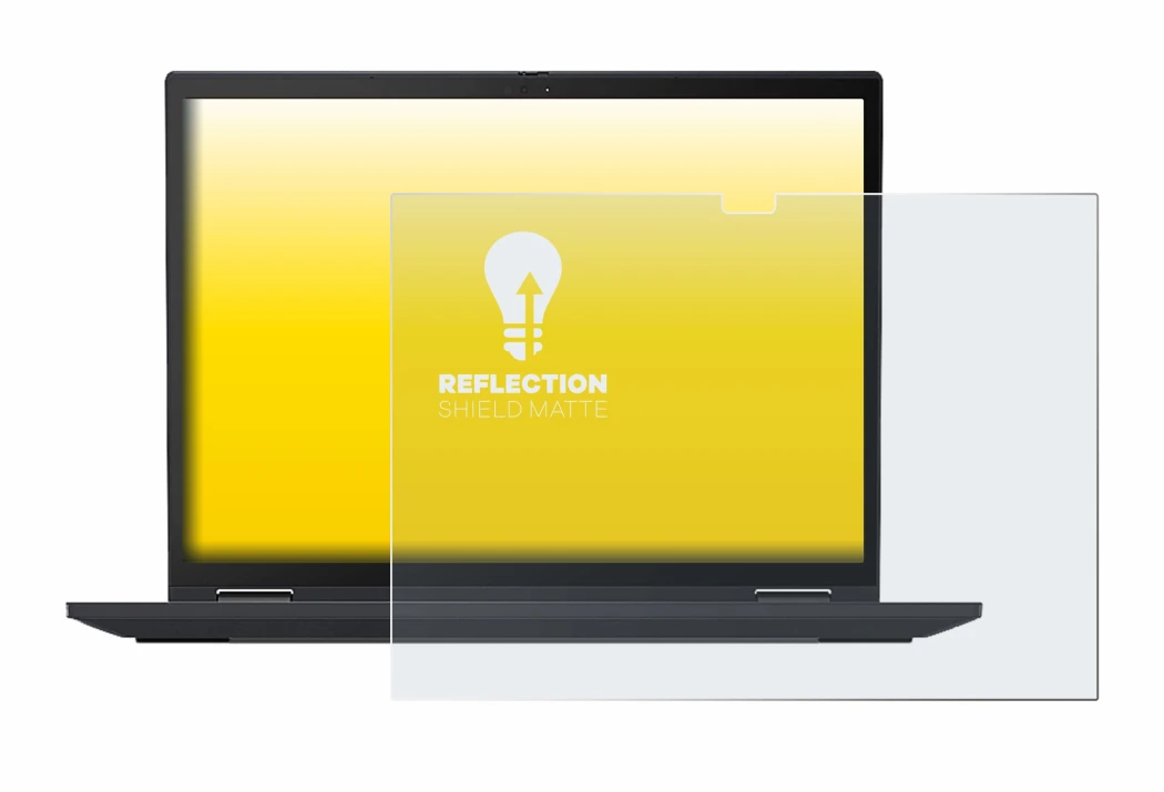 Image of the device Lenovo ThinkPad X13 Yoga Gen 2 with a wide variety of screen protectors.