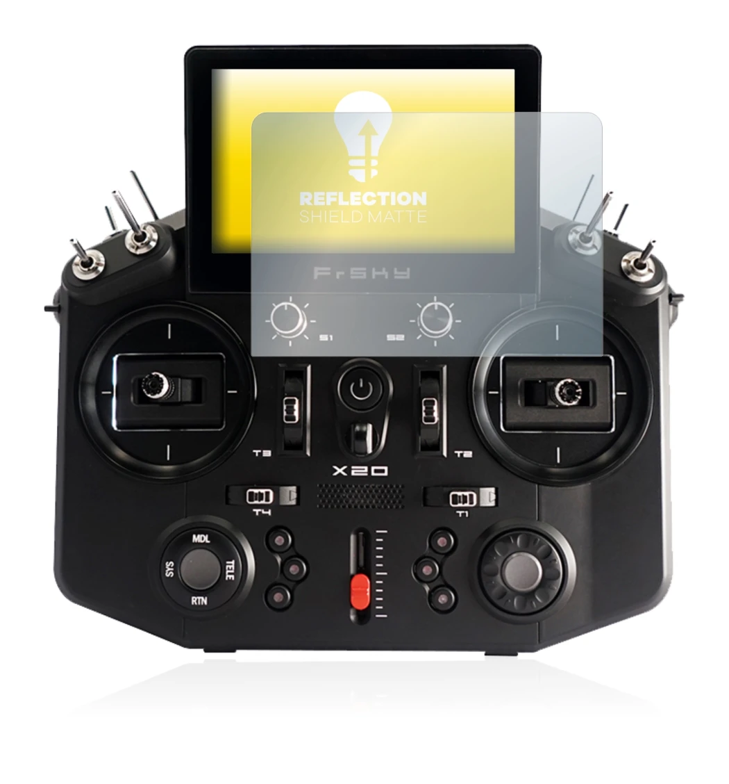 Image of the device FrSky Tandem X20 with a wide variety of screen protectors.