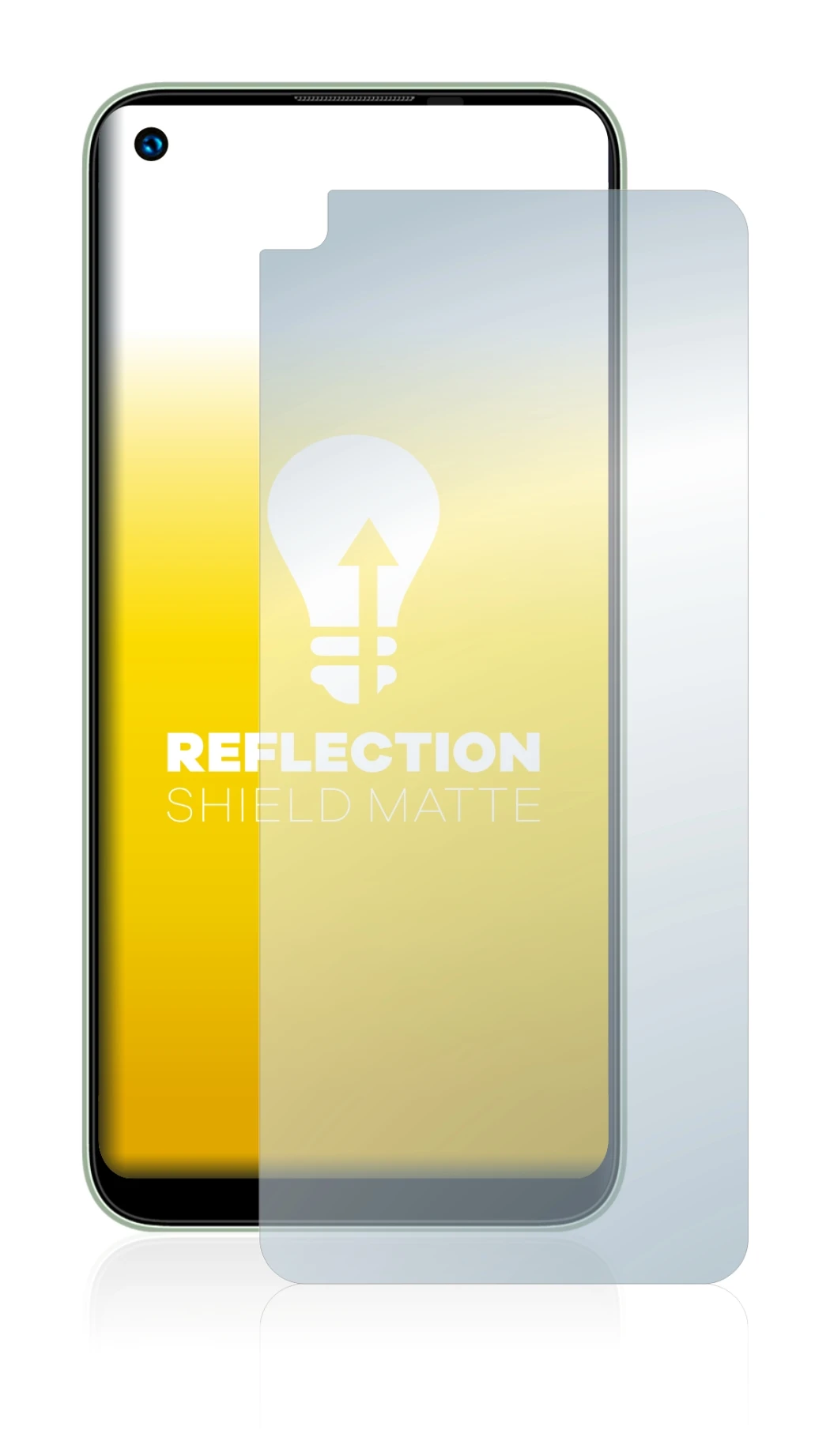 Image of the device Oukitel C21 Pro with a wide variety of screen protectors.