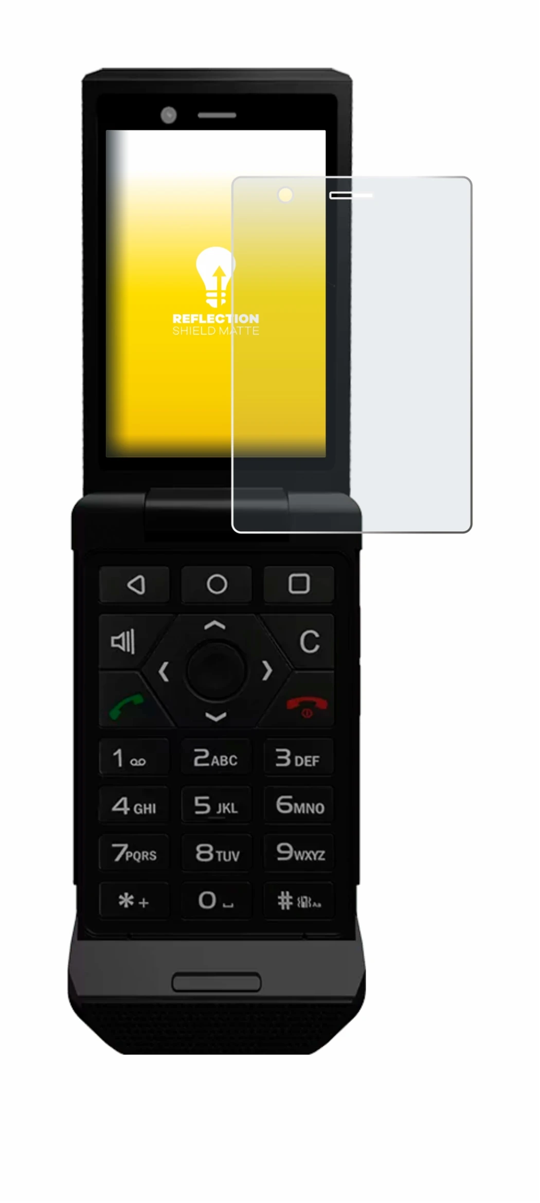 Image of the device Caterpillar Cat S22 Flip with a wide variety of screen protectors.